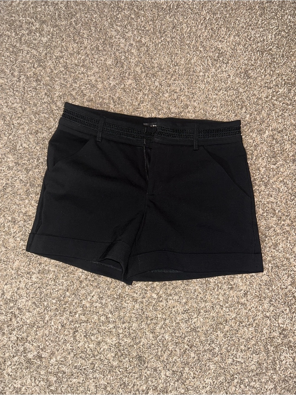 NWOT! Bebe Black Women's Tailored Shorts size 6